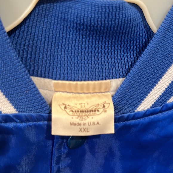 Vintage Auburn nylon blue jacket - Picture 2 of 4